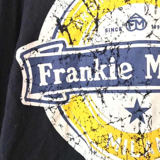 Frankie Morello(フランキーモレロ)のFrankie Morello （フランキー・モレロ）ダメージロゴT★イタリア製 メンズのトップス(Tシャツ/カットソー(七分/長袖))の商品写真