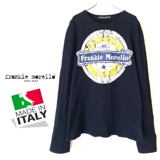 フランキーモレロ(Frankie Morello)のFrankie Morello （フランキー・モレロ）ダメージロゴT★イタリア製(Tシャツ/カットソー(七分/長袖))