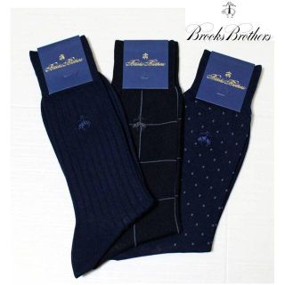 ブルックスブラザース(Brooks Brothers)の《ブルックスブラザーズ》新品 ソックス3足セット 靴下 25~26cm(ソックス)