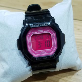 ベビージー(Baby-G)のBaby-G ブラック×ピンク トノーフェイス BG-5601-1JF(腕時計)