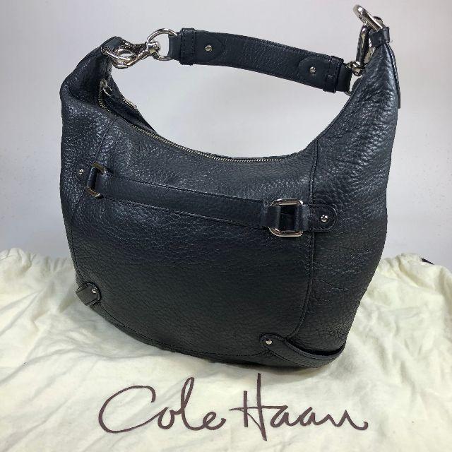 Cole Haan(コールハーン)のharu様専用【美品】コールハーン レザーハンドバッグ 黒 保存袋あり レディースのバッグ(ハンドバッグ)の商品写真