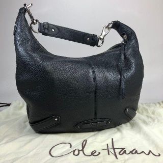 コールハーン(Cole Haan)のharu様専用【美品】コールハーン レザーハンドバッグ 黒 保存袋あり(ハンドバッグ)