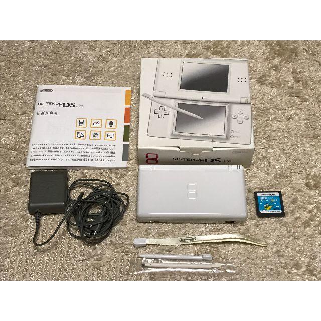 ニンテンドーDS(ニンテンドーDS)の【即決‼︎】任天堂 DS Lite「もっとえいご漬け」 ソフト付き エンタメ/ホビーのゲームソフト/ゲーム機本体(携帯用ゲーム機本体)の商品写真