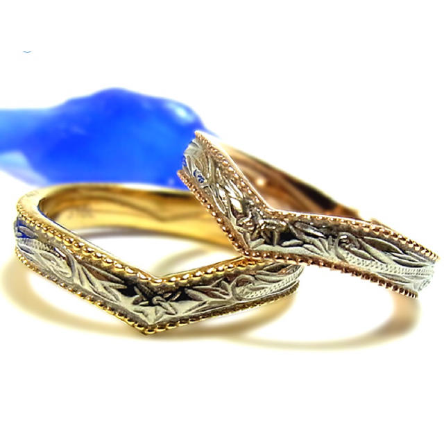 ステンレスリング 指輪 ハワイアン　ハート ジュエリーリング メンズのアクセサリー(リング(指輪))の商品写真