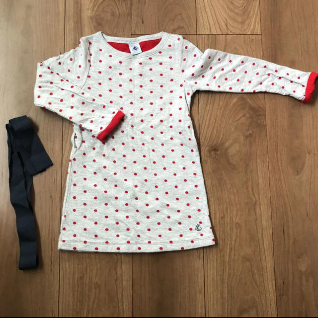 PETIT BATEAU(プチバトー)のプチバトー☆ワンピース　95 キッズ/ベビー/マタニティのキッズ服女の子用(90cm~)(ワンピース)の商品写真