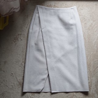 トランテアンソンドゥモード(31 Sons de mode)の白 スカート(ひざ丈スカート)