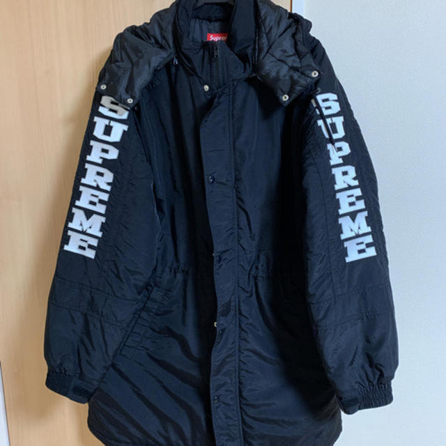 L supreme Sleeve Logo Sideline Parka