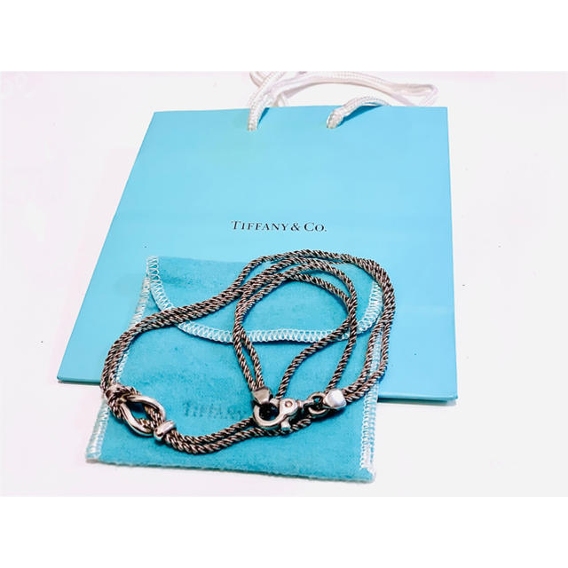 Tiffany & Co. - ティファニー ダブルロープ センターノット Tiffany & Co. - ティファニー ダブルロープ センターノット