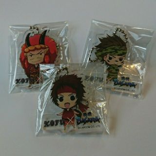 カプコン(CAPCOM)の戦国BASARA 甲府スタンプラリー  アクリルキーホルダー・シールセット(キーホルダー)