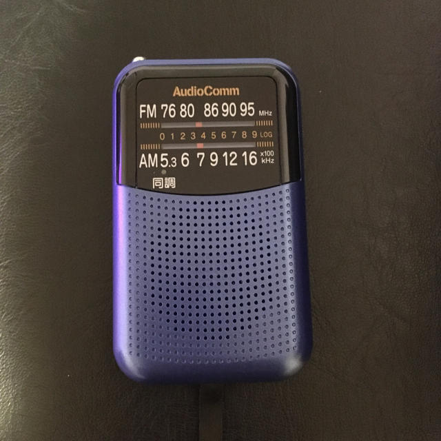 オーム電機(オームデンキ)のポケットラジオ　AM/FM スマホ/家電/カメラのオーディオ機器(ラジオ)の商品写真