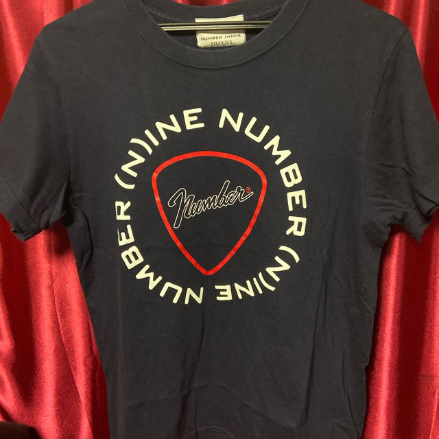 NUMBER (N)INE(ナンバーナイン)のナンバーナイン ステュディオス コラボ ロゴ Tシャツ ネイビー フリーサイズ メンズのトップス(Tシャツ/カットソー(半袖/袖なし))の商品写真