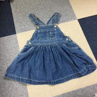 ベビーギャップ(babyGAP)のGAP デニム ジャンパースカート 12m(スカート)