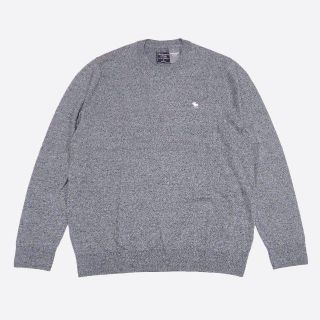 アバクロンビーアンドフィッチ(Abercrombie&Fitch)の★新品★アバクロンビー&フィッチ★クルーネックセーター (Grey/XL)(ニット/セーター)