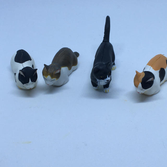 海洋堂(カイヨウドウ)のチョコエッグペット　動物　ネコ ハンドメイドのおもちゃ(フィギュア)の商品写真