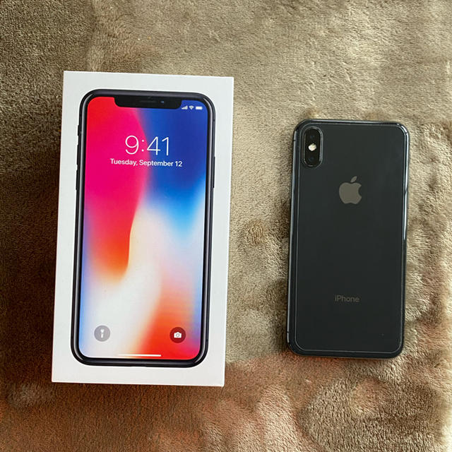 iphone X 256G SIMフリー