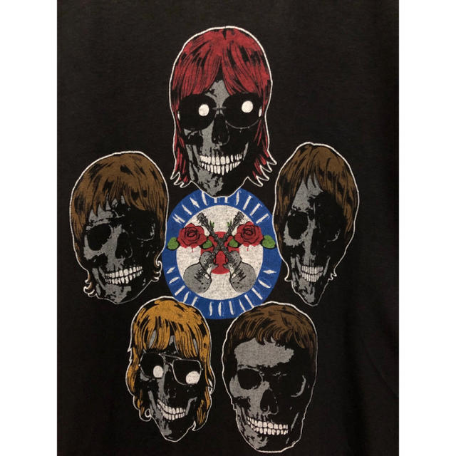 Pledge(プレッジ)のPledge Oasis × Guns N' Roses Tシャツ 日本製 レア メンズのトップス(Tシャツ/カットソー(半袖/袖なし))の商品写真