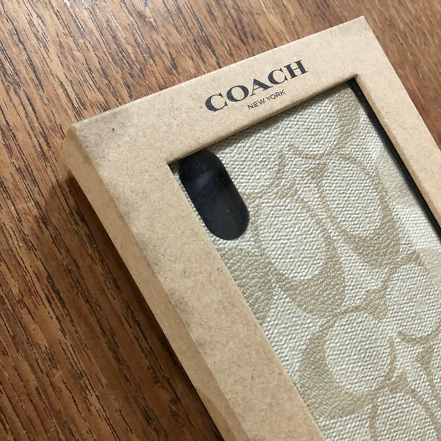 COACH(コーチ)の【coach★新品】iPhoneX ベージュ スマホ/家電/カメラのスマホアクセサリー(iPhoneケース)の商品写真