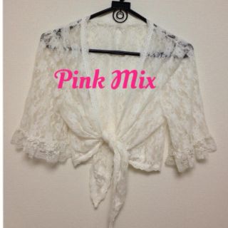 ピンクミックス(Pink Mix)の＊ちぃさま＊レースカーデ＊新品(カーディガン)