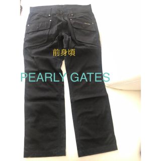 パーリーゲイツ(PEARLY GATES)のパーリーゲイツ ゴルフズボン　メンズ　ブラック(スラックス)