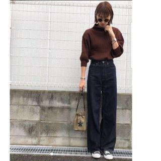 マウジー(moussy)のmoussy    GBL MV WIDE STRAIGHT ハイウエストデニム(デニム/ジーンズ)