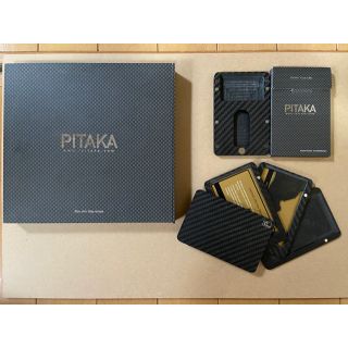 売り尽くし！PITAKA カードケース カーボン ミニマリスト スキミング防止 (マネークリップ)