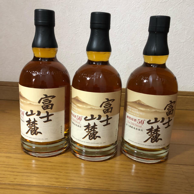 富士山麓 樽熟原酒50度 ウィスキー 700ml 3本セット