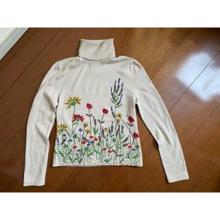 シビラ(Sybilla)のSybilla お花 刺繍 ニット(ニット/セーター)