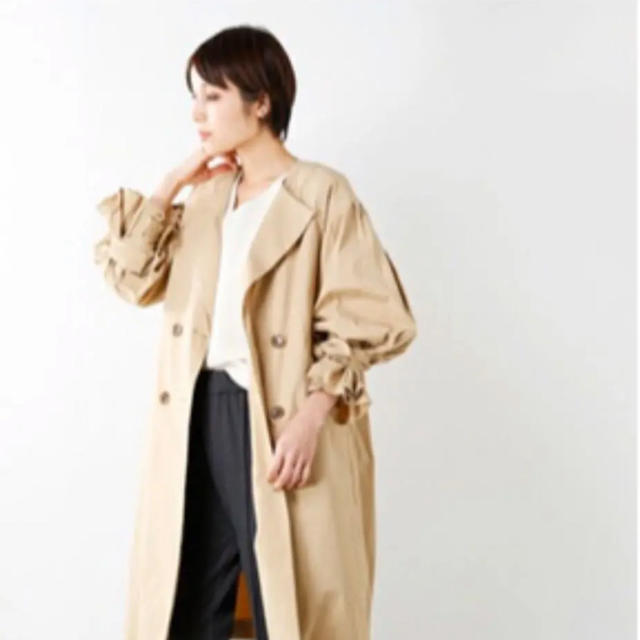Sono 17AW ボアライナー付 バルーンスリーブコート ベージュ ソーノ-