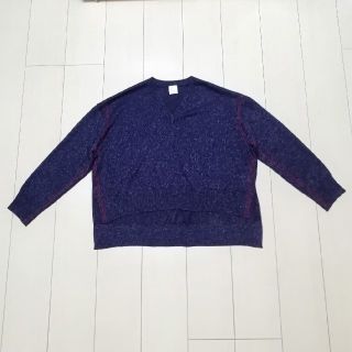 ポールスミス(Paul Smith)の【美品】ポール・スミス 薄手透け感ニット ネイビー M(ニット/セーター)