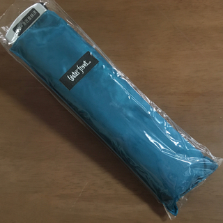 ウォーターフロント ポケフラット 折りたたみ傘 メンズ 薄型 軽量 青緑(傘)