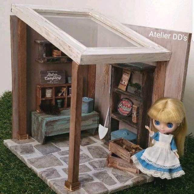 SOLD♡GARDEN　SHEDドールハウス小屋