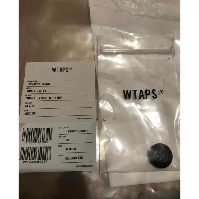 WTAPS 19AW WMILL-LS01 BLACK M 新品未使用