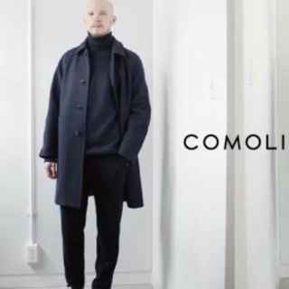 コモリ comoli キャバリーメルトンバルカラーコート