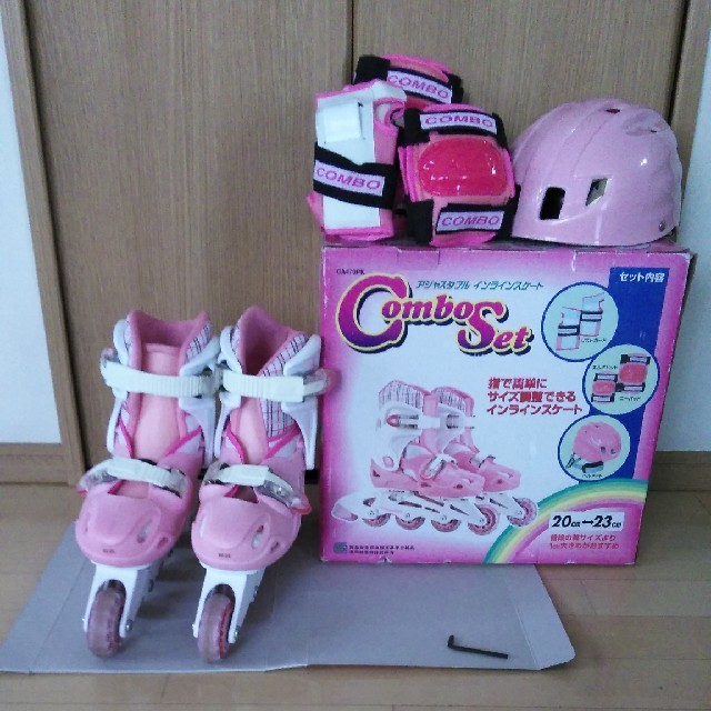 インラインスケート キッズ/ベビー/マタニティのキッズ靴/シューズ(15cm~)(ローラーシューズ)の商品写真