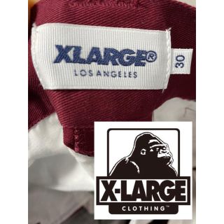 エクストララージ(XLARGE)のエクストララージ　ワークパンツ　赤　30インチ(ワークパンツ/カーゴパンツ)