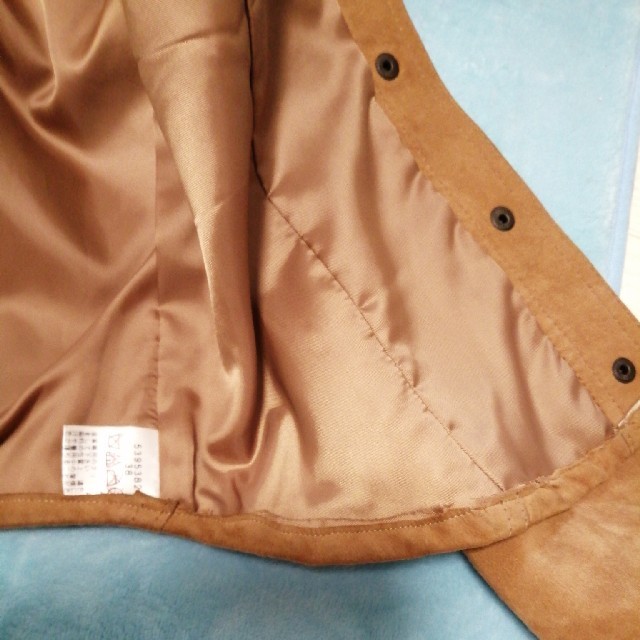 22 OCTOBRE(ヴァンドゥーオクトーブル)の羊革エクセーヌジャケット メンズのジャケット/アウター(レザージャケット)の商品写真