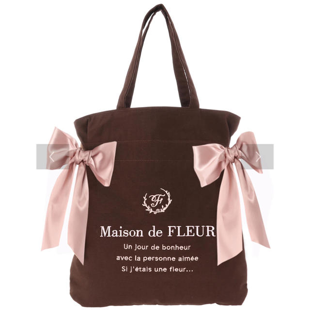 Maison de FLEUR キャンバストートバッグ