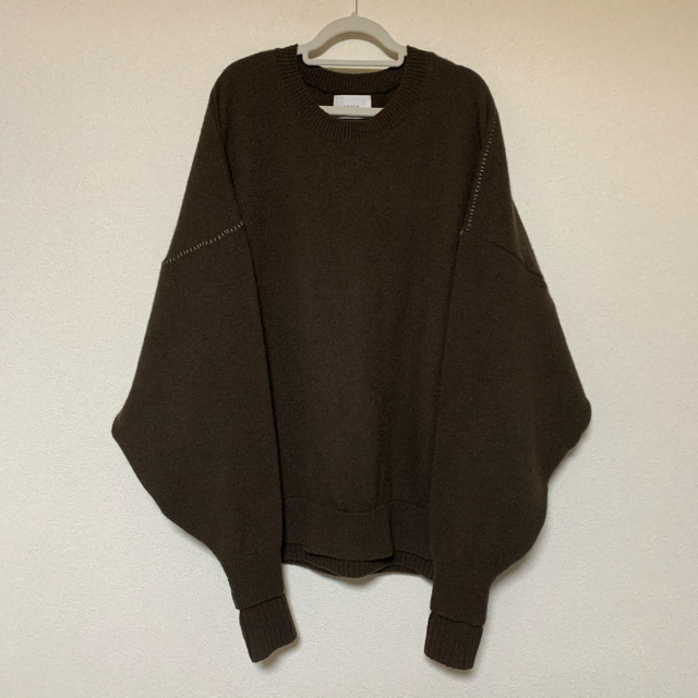 SUNSEA(サンシー)のstein 18aw OVERSIZED DOUBLE KNIT LS メンズのトップス(ニット/セーター)の商品写真