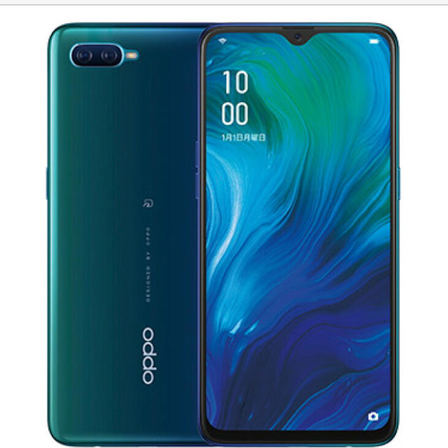 スマートフォン本体新品未開封 OPPO Reno A 64GB SIMフリー ブルー