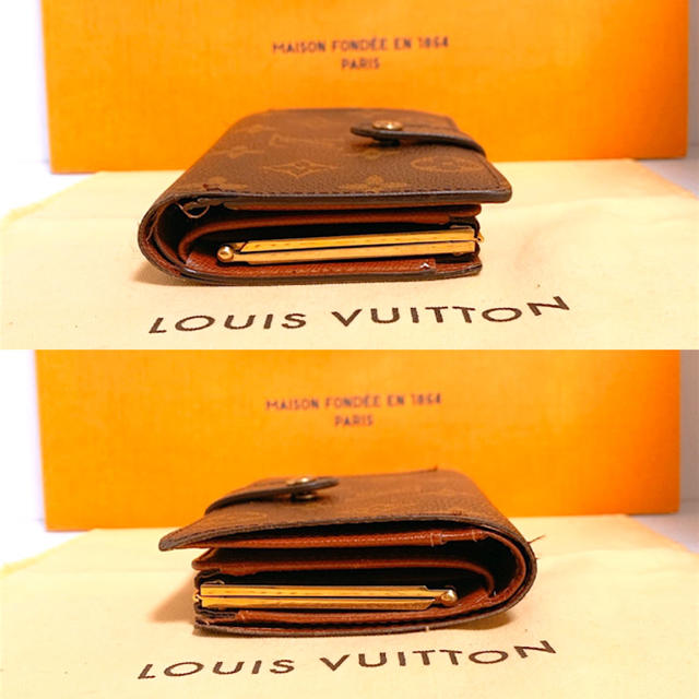 LOUIS VUITTON(ルイヴィトン)の8.ルイヴィトン ポルトフォイユ・ヴィエノワシリーズ　がま口財布　モノグラム レディースのファッション小物(財布)の商品写真