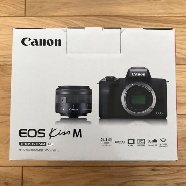 新品未使用❤Canon EOS Kiss M ❤ブラック レンズキット 保証書付