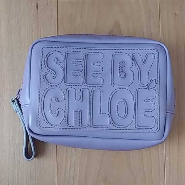 SEE BY CHLOE(シーバイクロエ)の【おにゃるまる。様専用】SEE BY CHLOE ポーチ 保存袋付き レディースのファッション小物(ポーチ)の商品写真