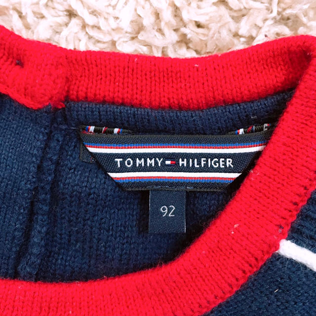 TOMMY HILFIGER(トミーヒルフィガー)のトミーヒルフィガー　ベビーニットワンピース キッズ/ベビー/マタニティのキッズ服女の子用(90cm~)(ワンピース)の商品写真