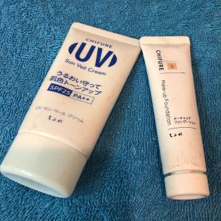 チフレ(ちふれ)のUV SPF25PA＋＋サンベールクリーム、メーキャップファンデーション(ファンデーション)