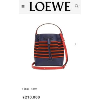 ロエベ(LOEWE)のロエベ  ミッドナイト ショルダー ボーダー　ショルダーバッグ(ショルダーバッグ)