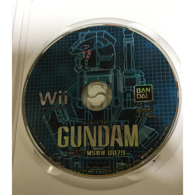 BANDAI(バンダイ)の機動戦士ガンダム MS戦線 0079 Wii エンタメ/ホビーのゲームソフト/ゲーム機本体(家庭用ゲームソフト)の商品写真