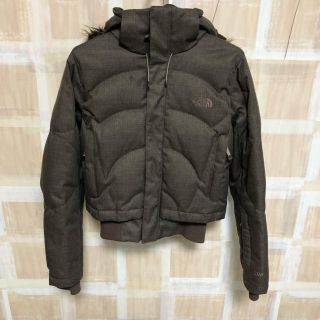 ザノースフェイス(THE NORTH FACE)の美品 ザノースフェイス レディース ジャケット XS ブラウン(ダウンジャケット)