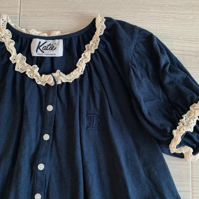 Katie(ケイティー)のKatie／MARINE GIRL puff blouse レディースのトップス(シャツ/ブラウス(半袖/袖なし))の商品写真