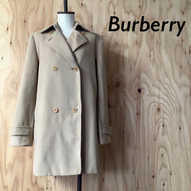 Burberry London アンゴラ トレンチコート ベージュ ノバチェック