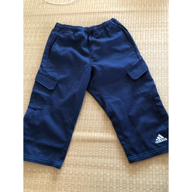 adidas(アディダス)の美品　七分丈　アディダスパンツ150  キッズ/ベビー/マタニティのキッズ服男の子用(90cm~)(パンツ/スパッツ)の商品写真